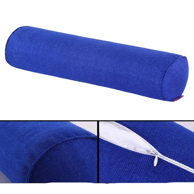 Bedboard Long Pillow for Sleeping Round Body Cushion Chair Pad