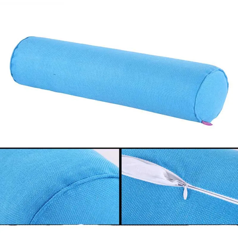 Bedboard Long Pillow for Sleeping Round Body Cushion Chair Pad