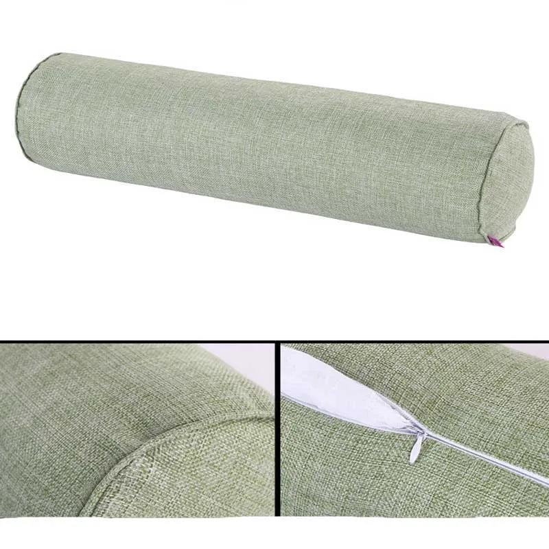 Bedboard Long Pillow for Sleeping Round Body Cushion Chair Pad