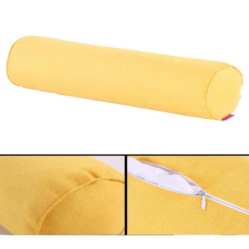 Bedboard Long Pillow for Sleeping Round Body Cushion Chair Pad