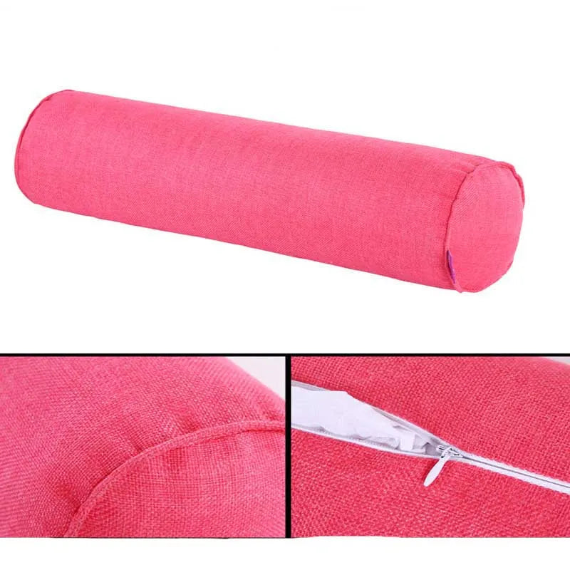 Bedboard Long Pillow for Sleeping Round Body Cushion Chair Pad