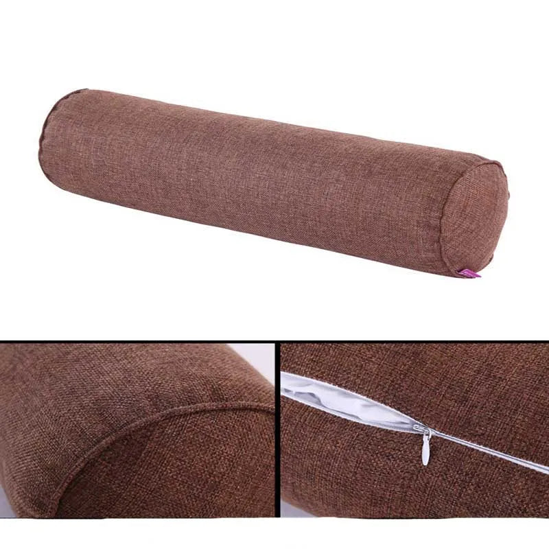 Bedboard Long Pillow for Sleeping Round Body Cushion Chair Pad