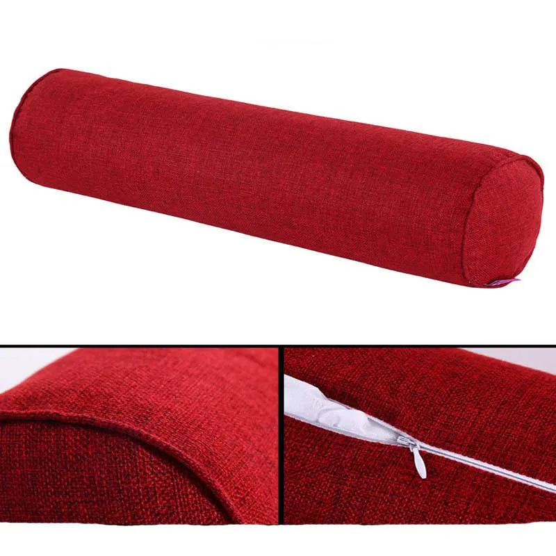 Bedboard Long Pillow for Sleeping Round Body Cushion Chair Pad