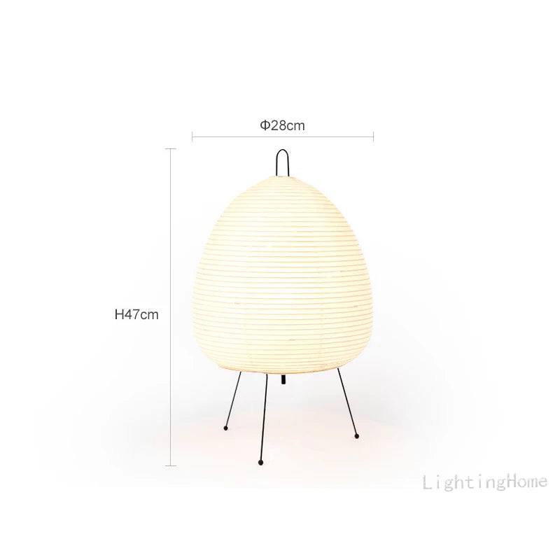 Japanese Design Paper Lamp Bedroom Desktop Decoration