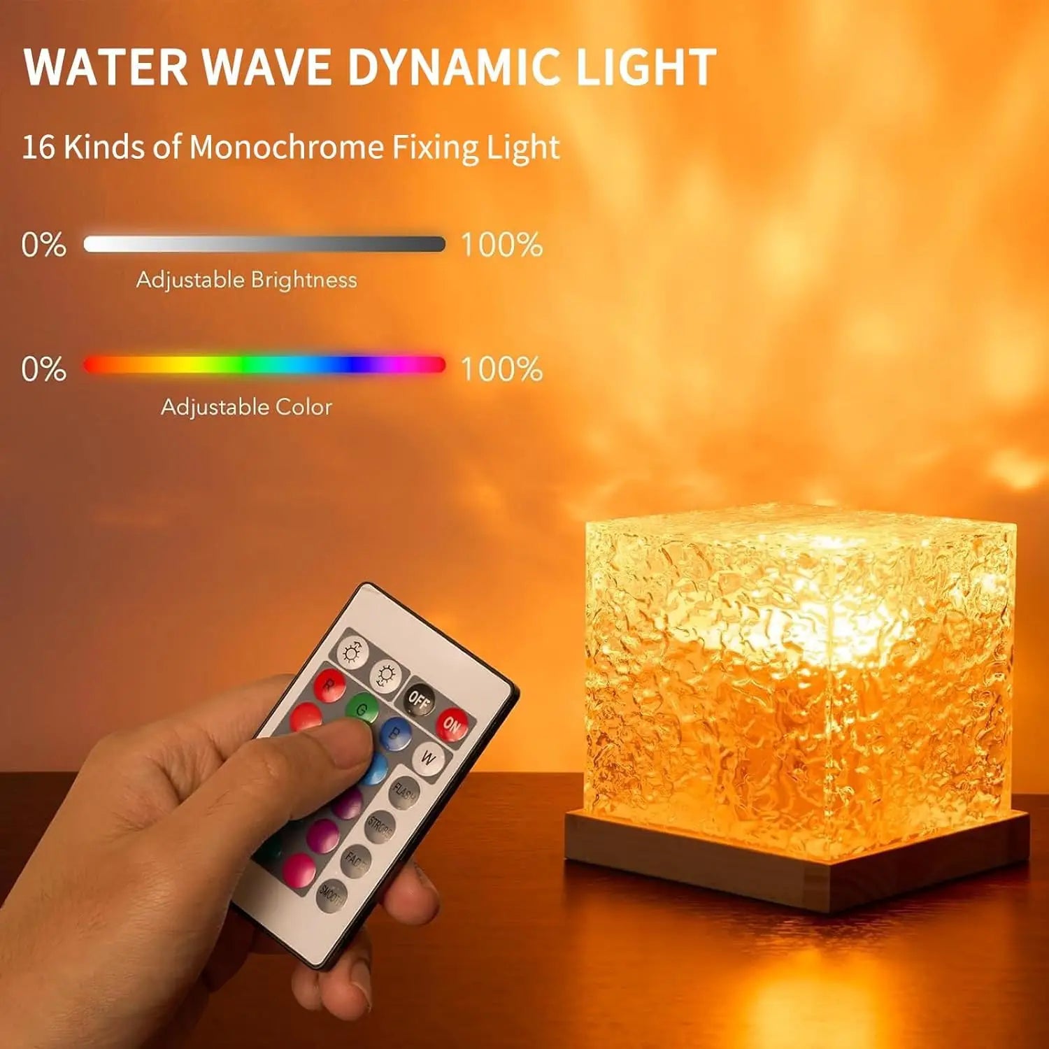 Ocean Wave Projector Light Midnight Aura Aurora Glow Lamp