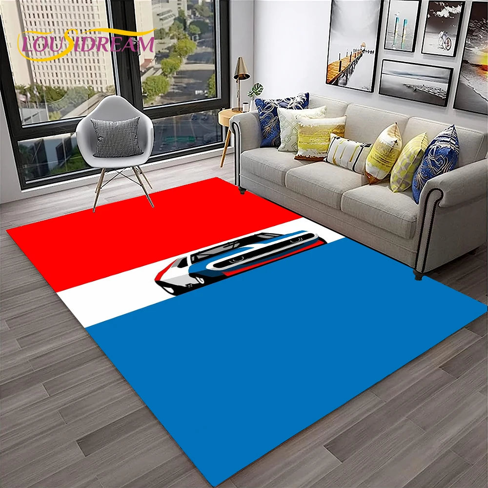 Car Carpet Rug for Home Living Room Bedroom Playroom Sofa Doormat Decor