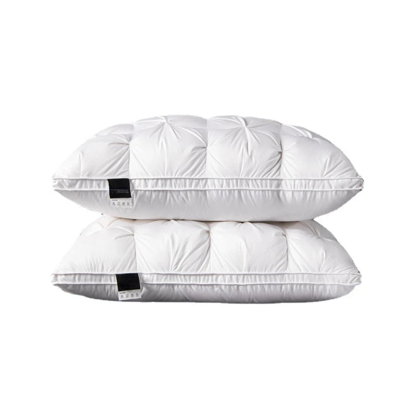 White Goose Feather Pillow Core Five-star Hotel Cotton