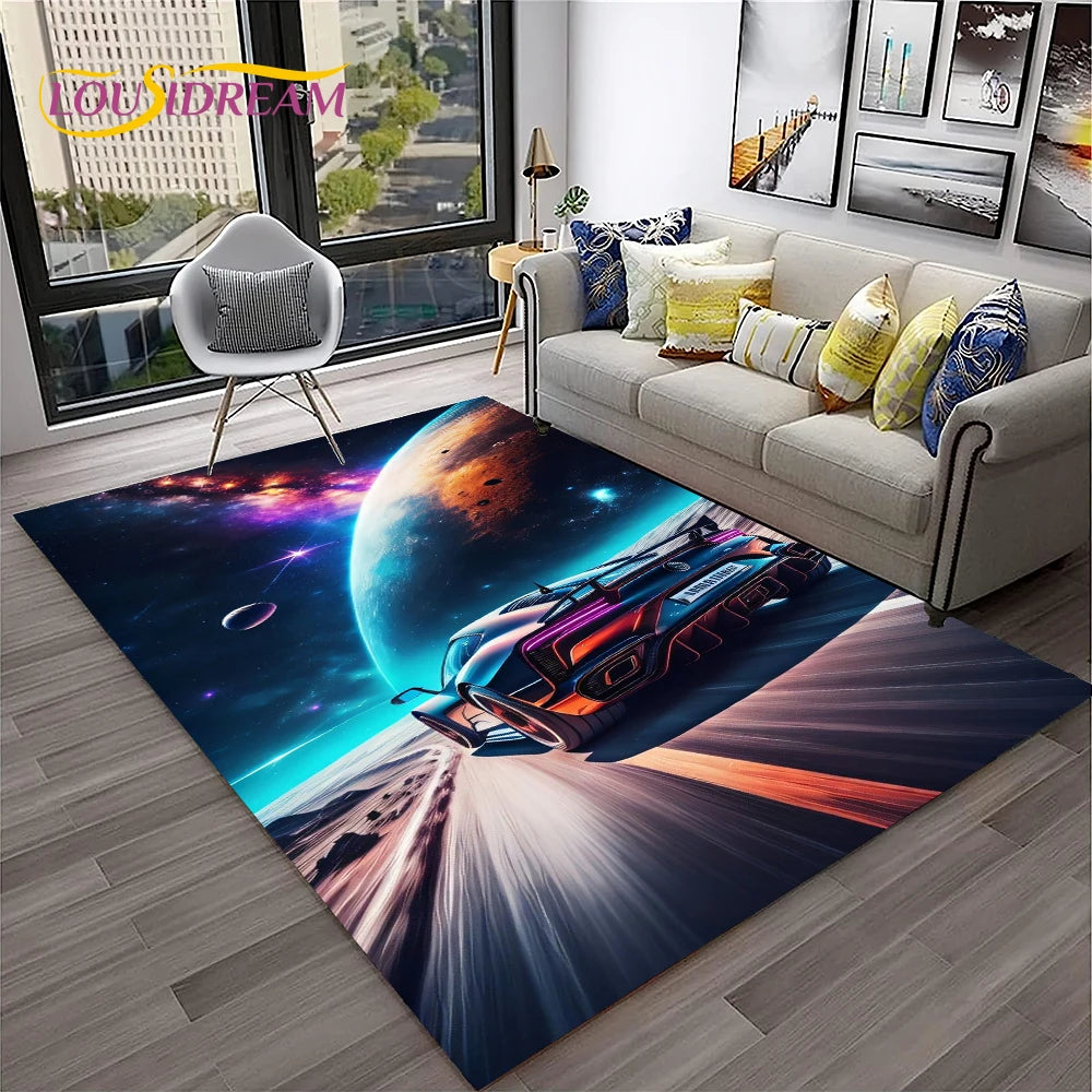 Car Carpet Rug for Home Living Room Bedroom Playroom Sofa Doormat Decor