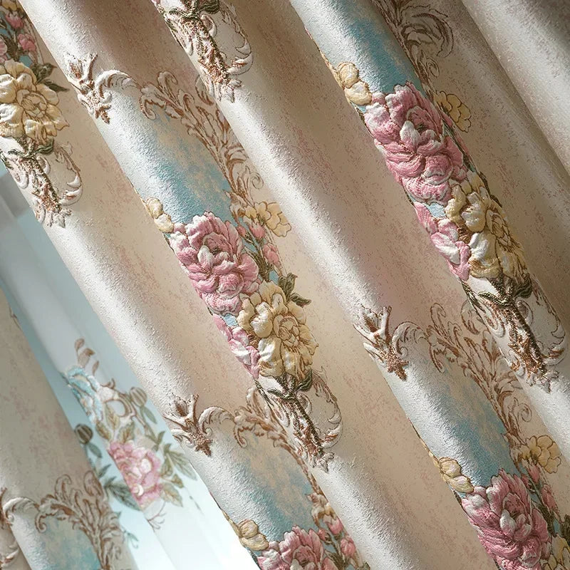 High Precision Girl Curtains Embroidered Curtains