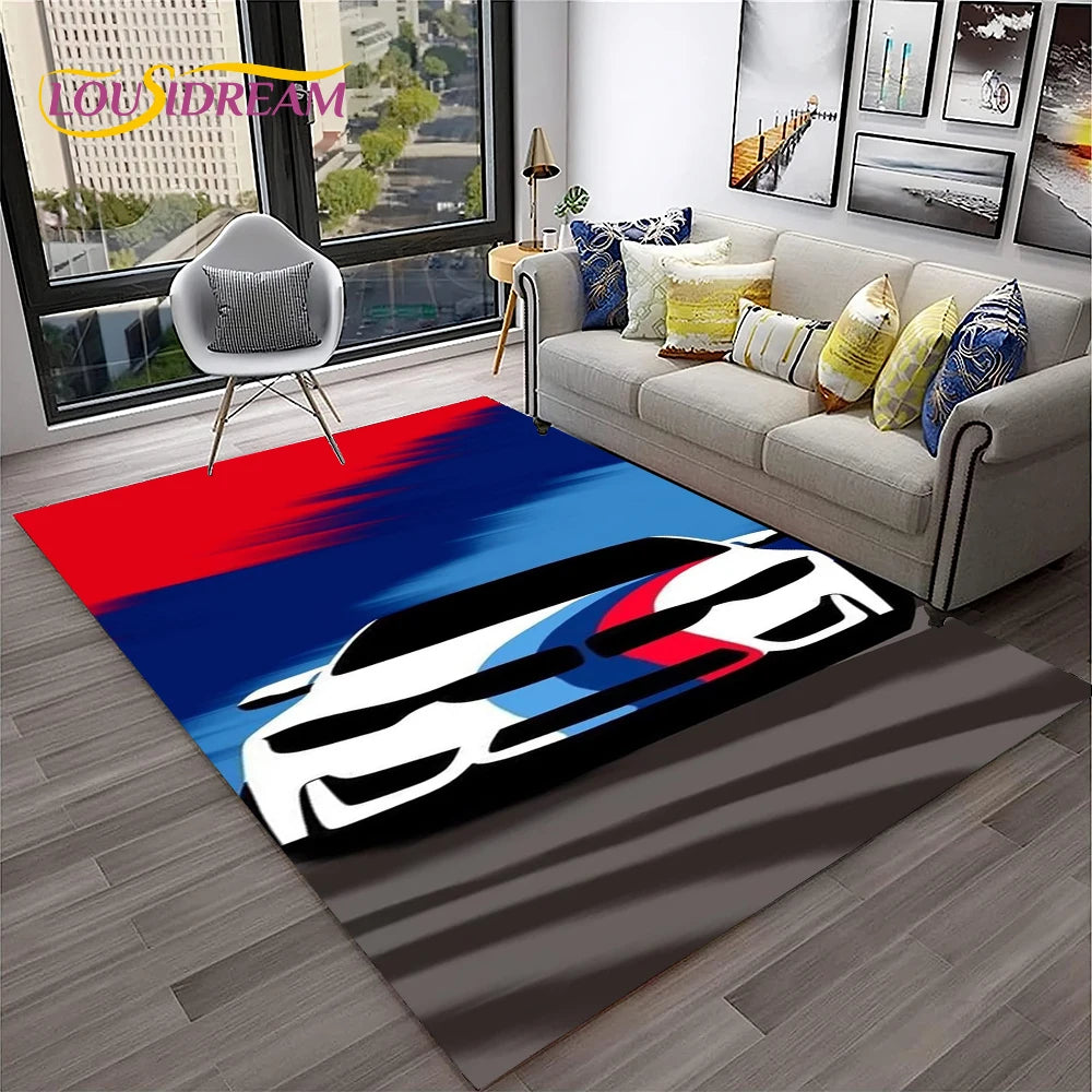 Car Carpet Rug for Home Living Room Bedroom Playroom Sofa Doormat Decor